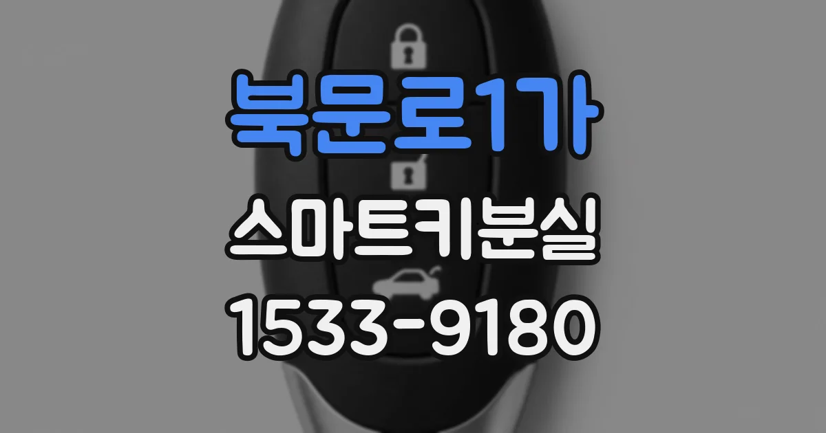 북문로1가 스마트키분실
