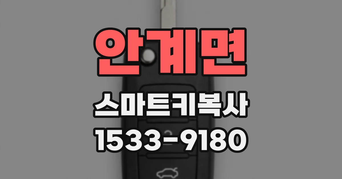 안계면 스마트키복사