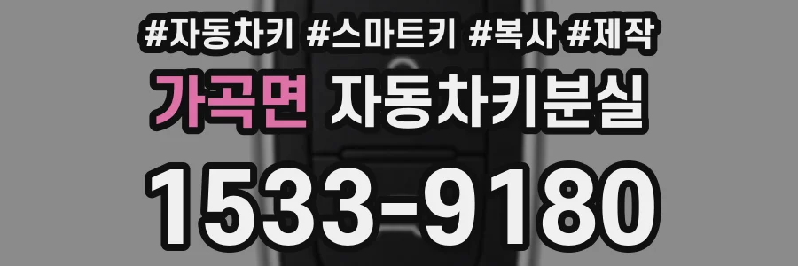 가곡면 자동차키분실