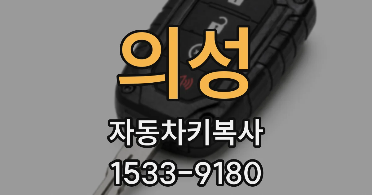 의성 자동차키복사