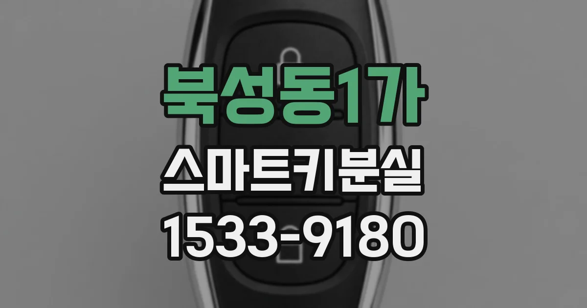 북성동1가 스마트키분실