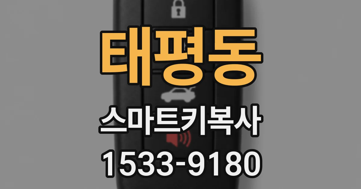 태평동 스마트키복사