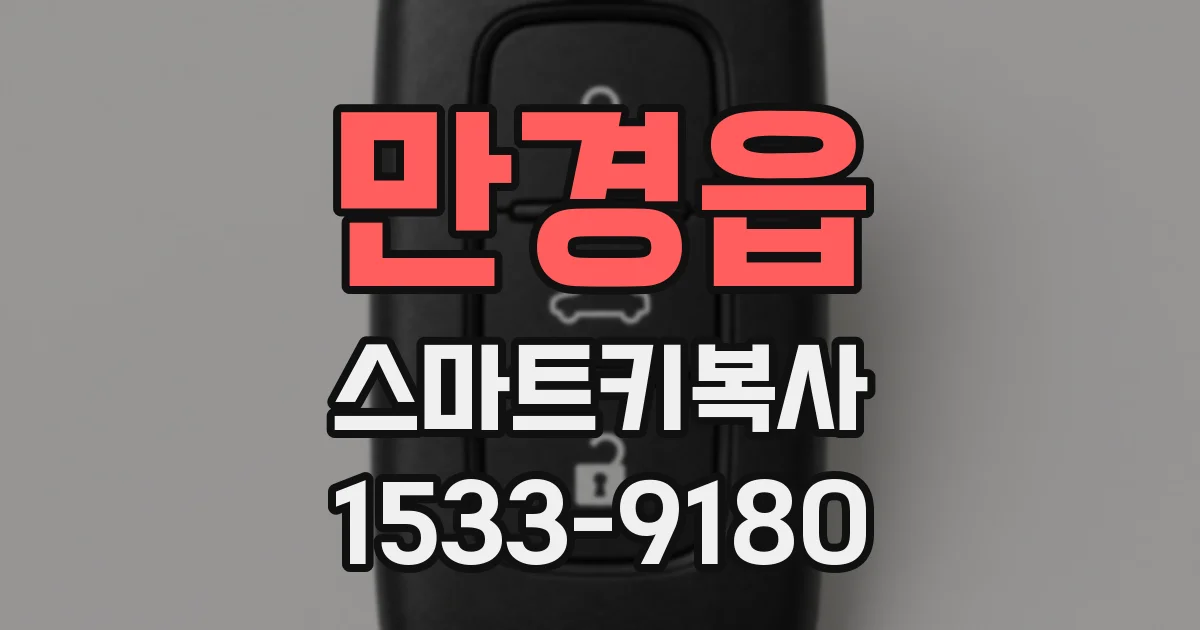 만경읍 스마트키복사