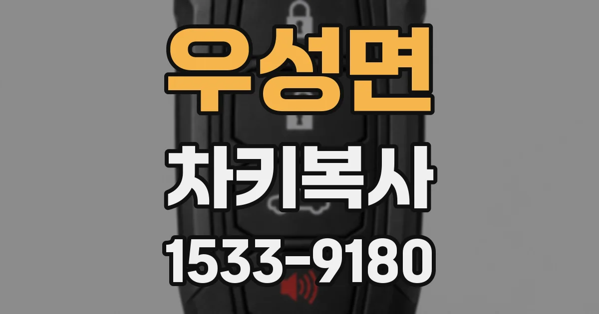 우성면 차키복사