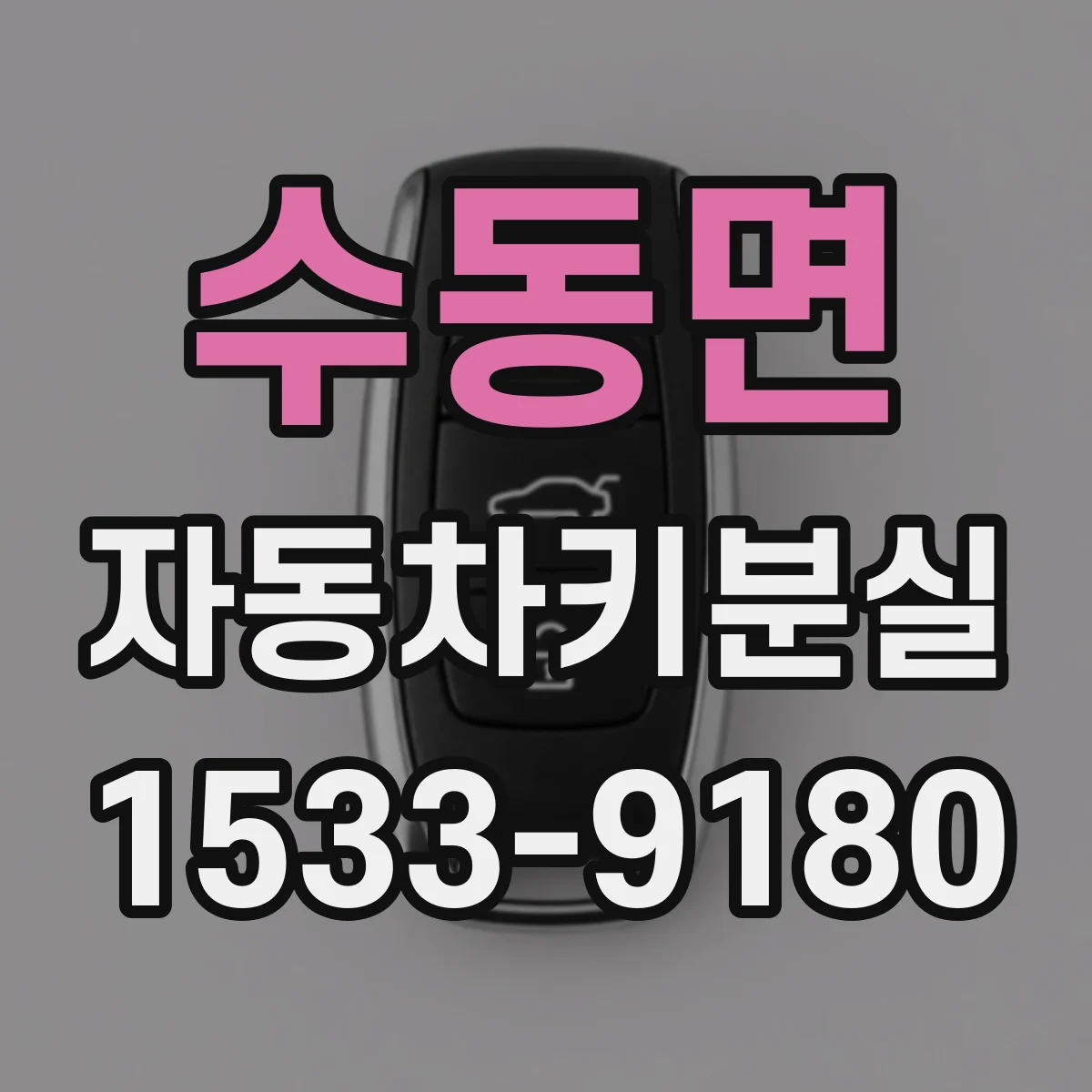 수동면 자동차키분실