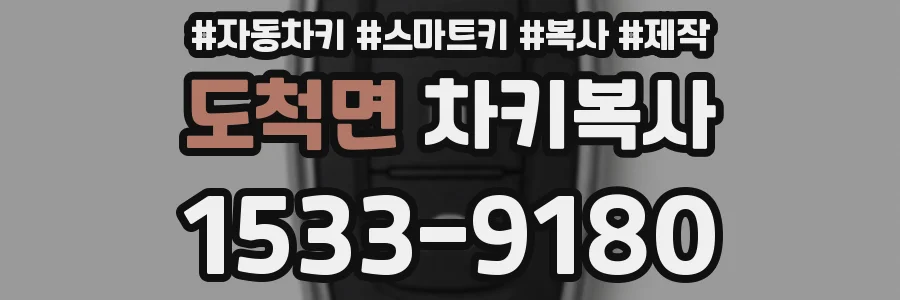도척면 차키복사