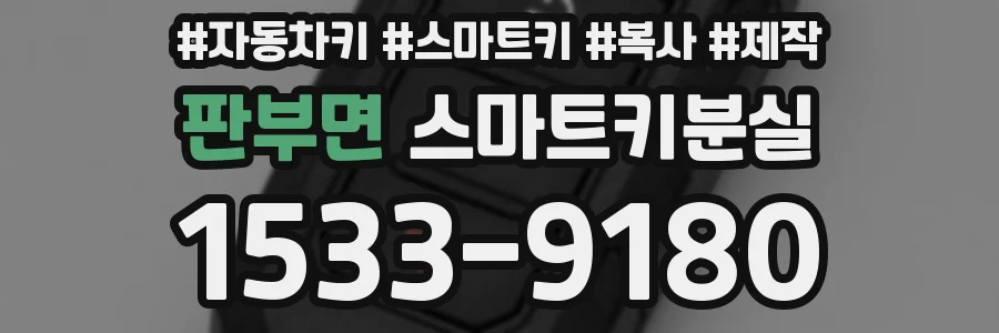 판부면 스마트키분실