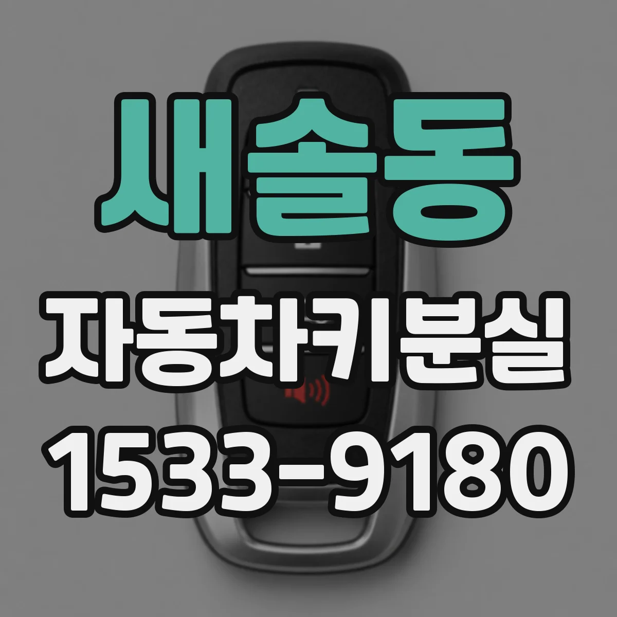 새솔동 자동차키분실