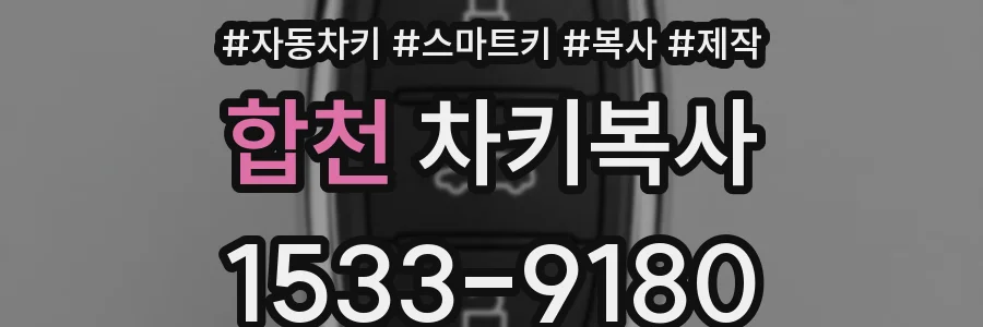 합천 차키복사