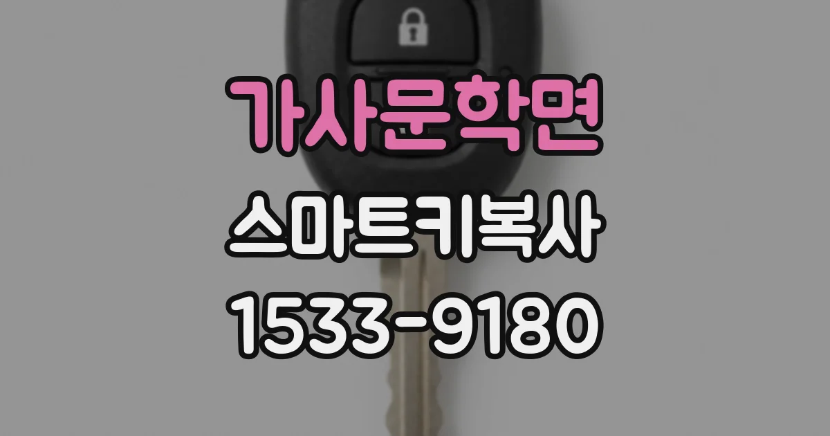 가사문학면 스마트키복사