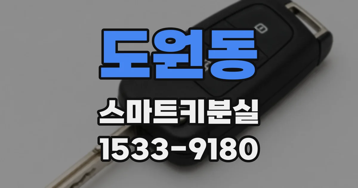 도원동 스마트키분실