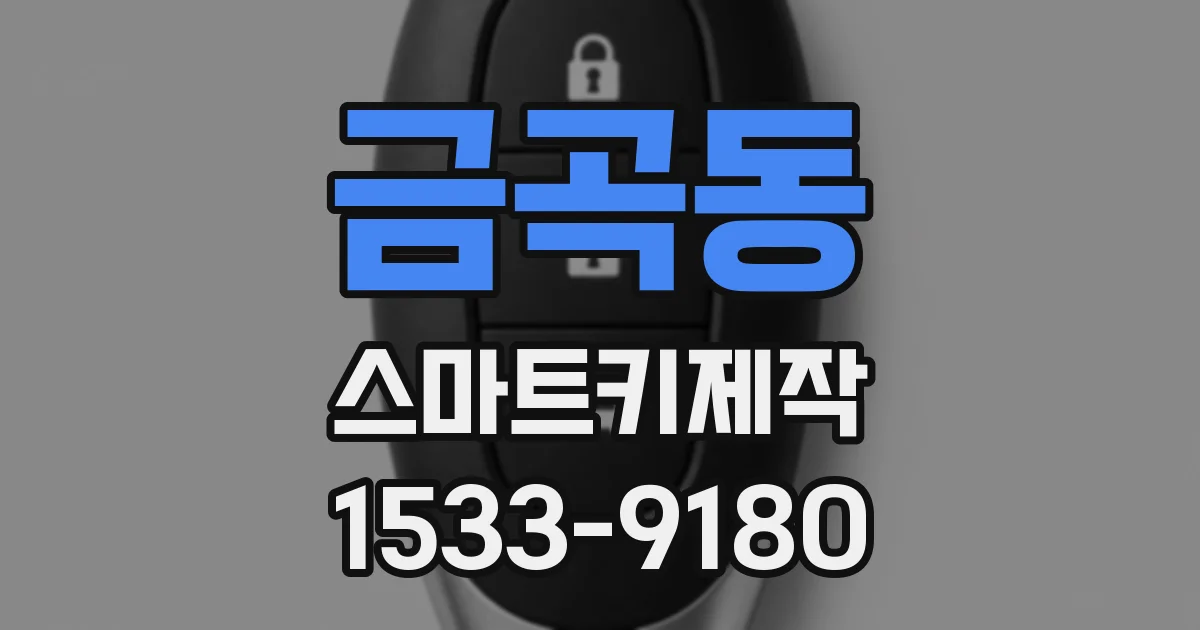 금곡동 스마트키제작