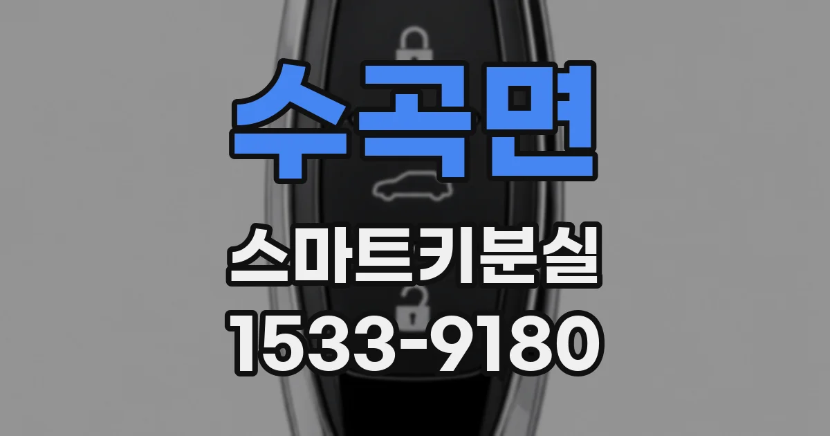 수곡면 스마트키분실