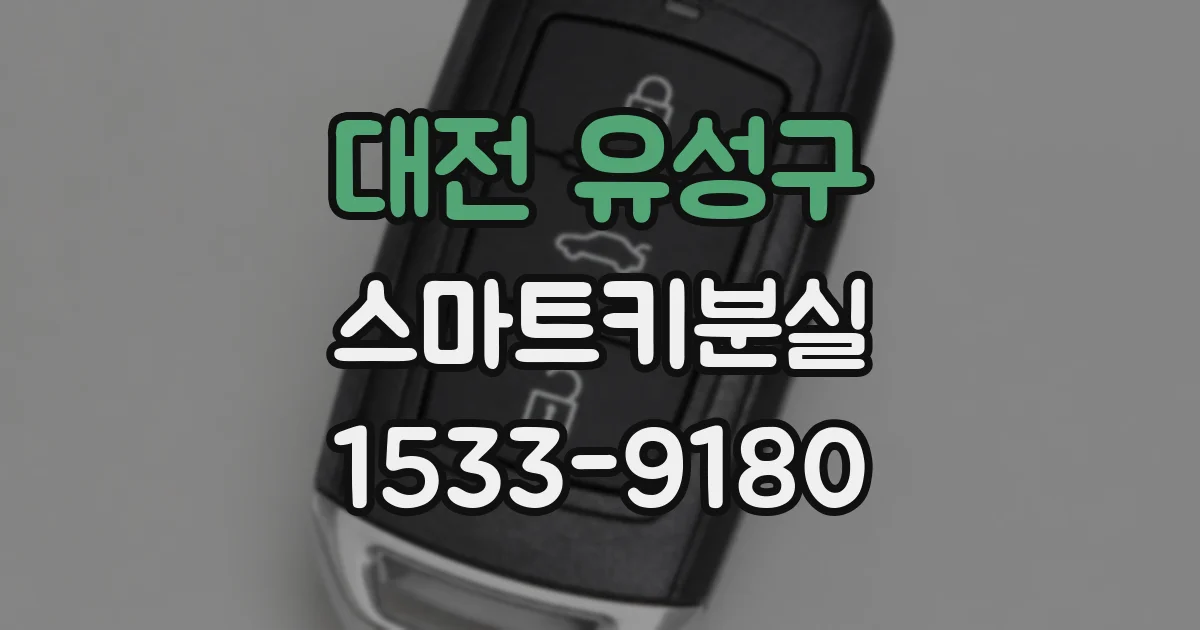 대전 유성구 스마트키분실