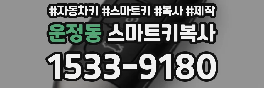운정동 스마트키복사