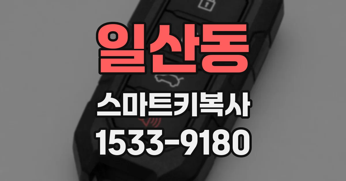 일산동 스마트키복사