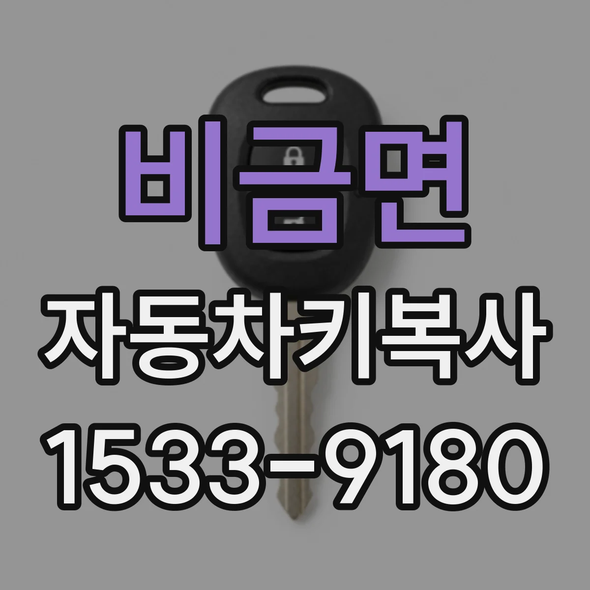 비금면 자동차키복사