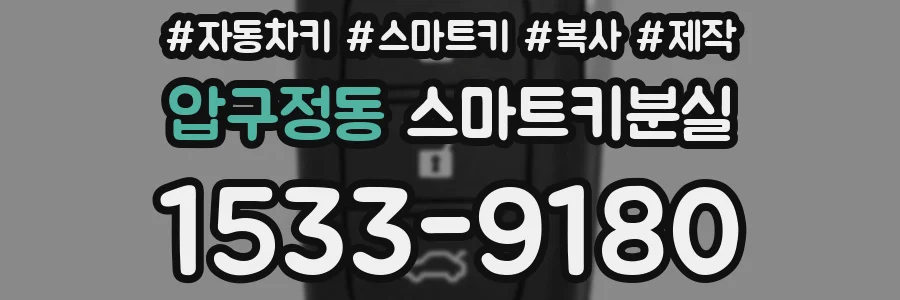 압구정동 스마트키분실