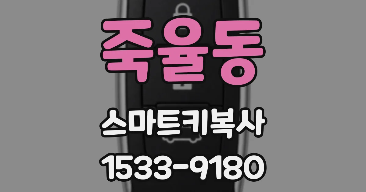죽율동 스마트키복사