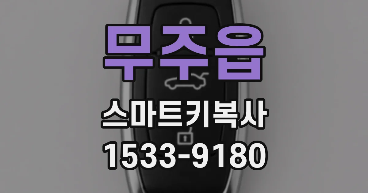 무주읍 스마트키복사