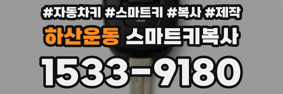 하산운동 스마트키복사