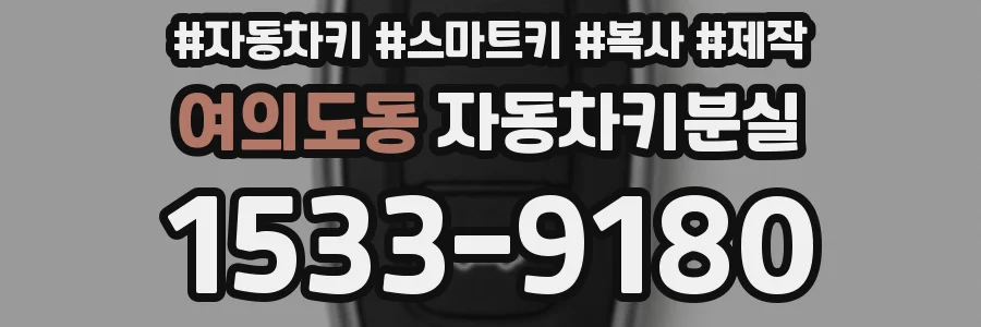 여의도동 자동차키분실
