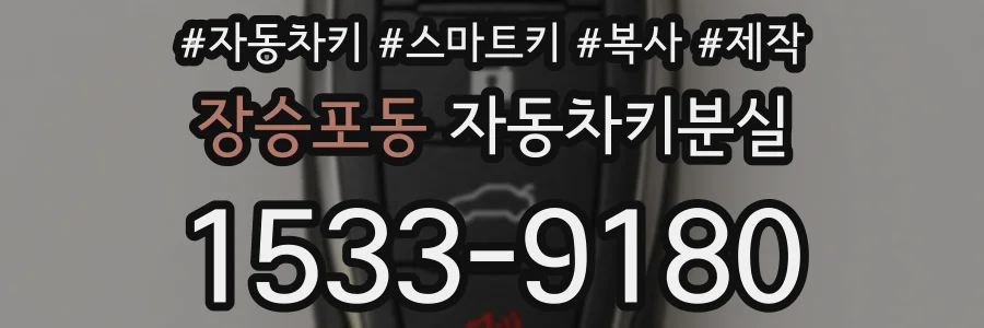 장승포동 자동차키분실