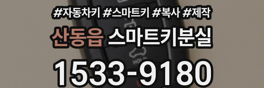 산동읍 스마트키분실