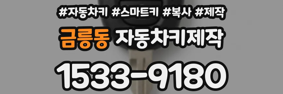 금릉동 자동차키제작