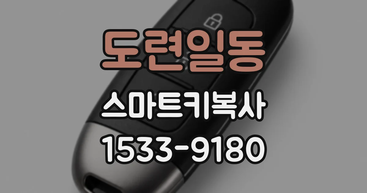 도련일동 스마트키복사