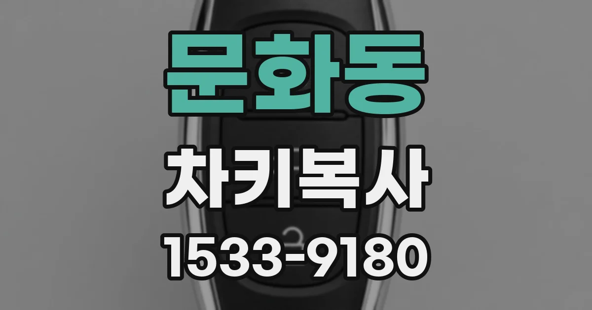 문화동 차키복사