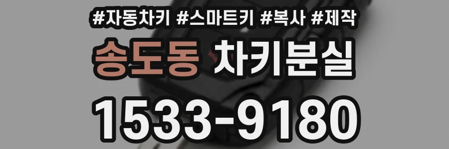 송도동 차키분실