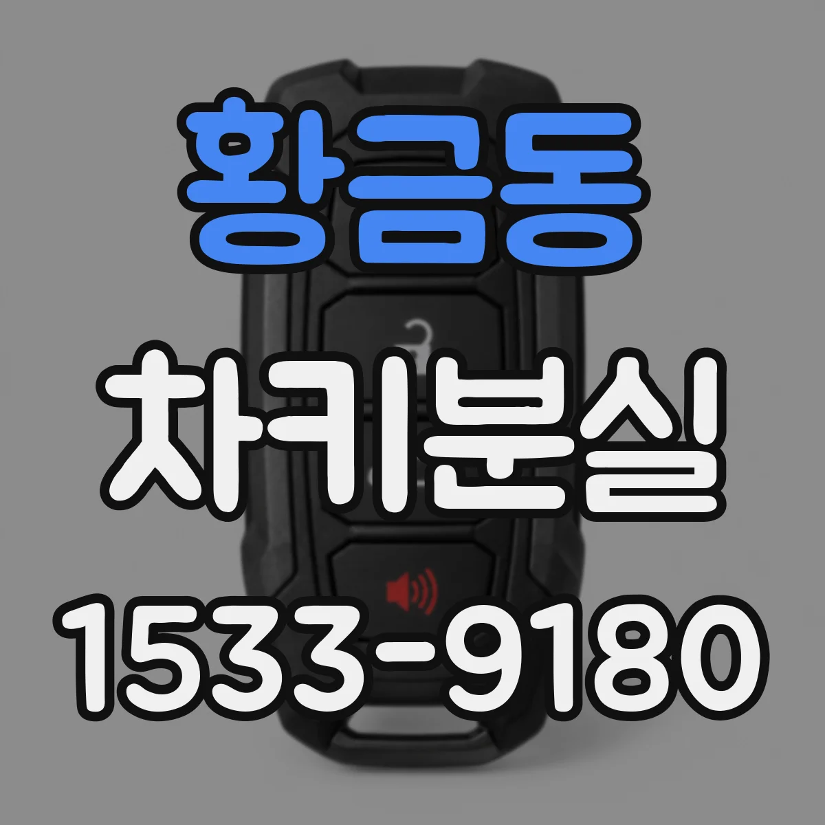 황금동 차키분실