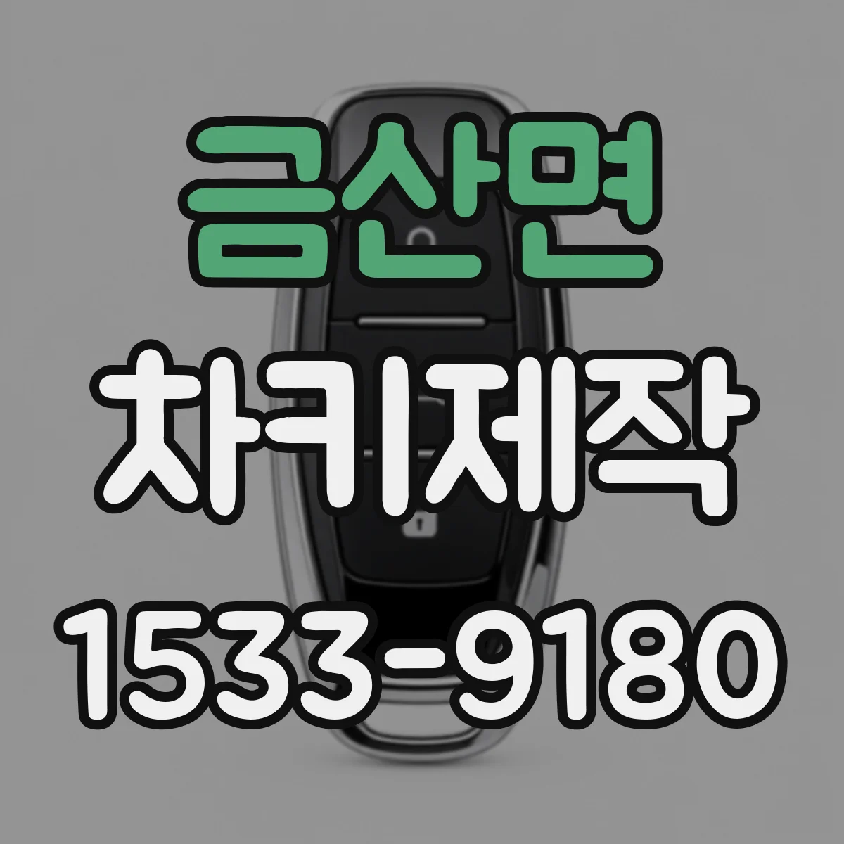 금산면 차키제작