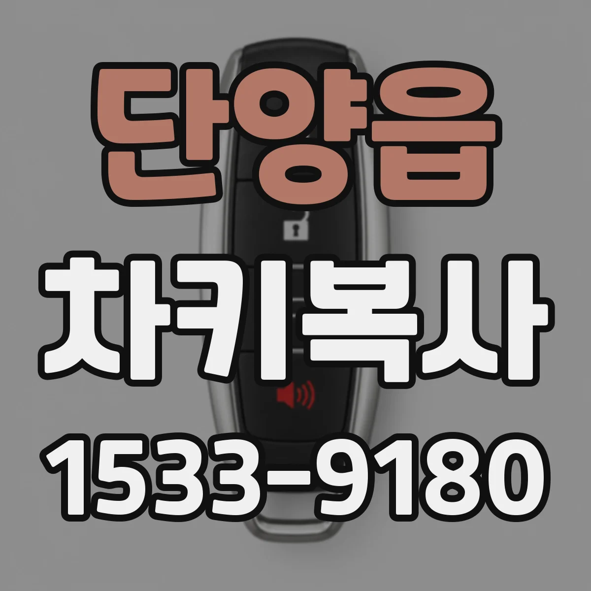 단양읍 차키복사