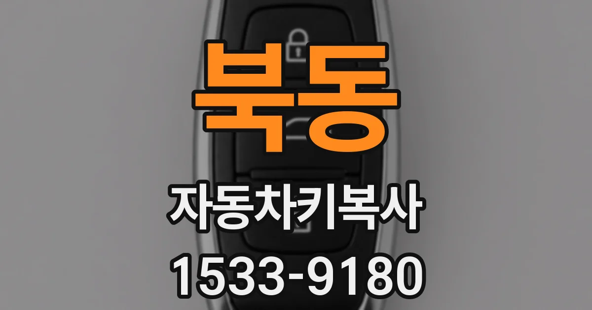 북동 자동차키복사