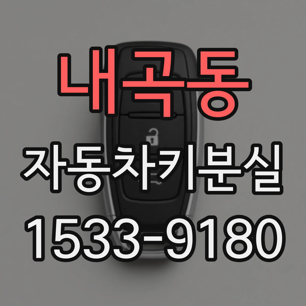 내곡동 자동차키분실