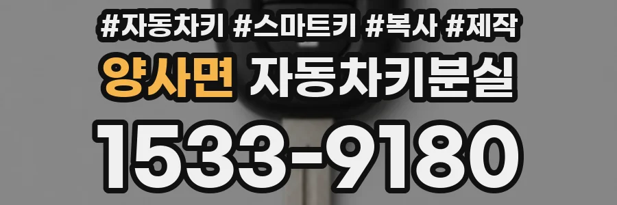 양사면 자동차키분실