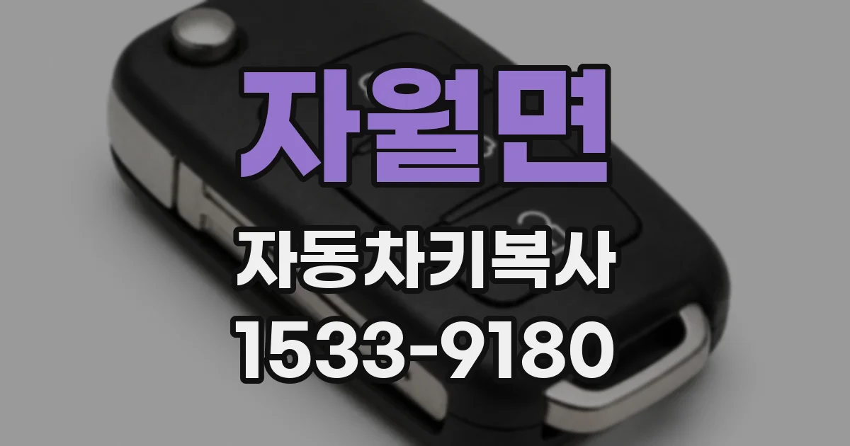 자월면 자동차키복사