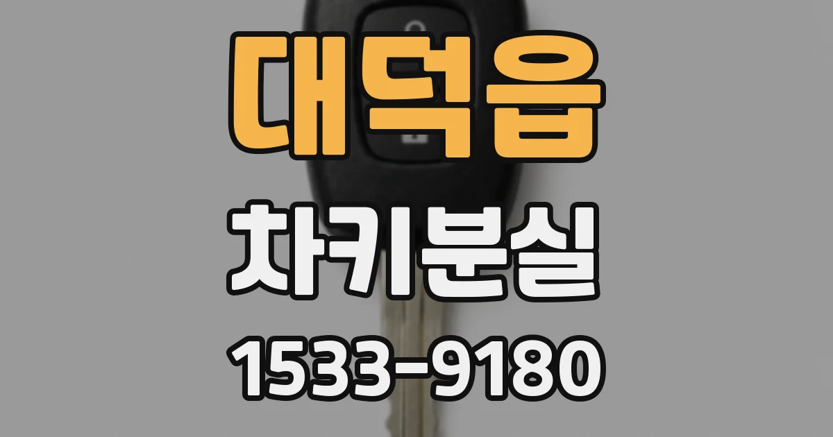 대덕읍 차키분실
