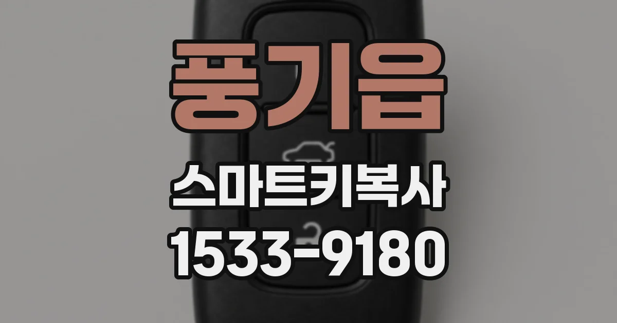 풍기읍 스마트키복사