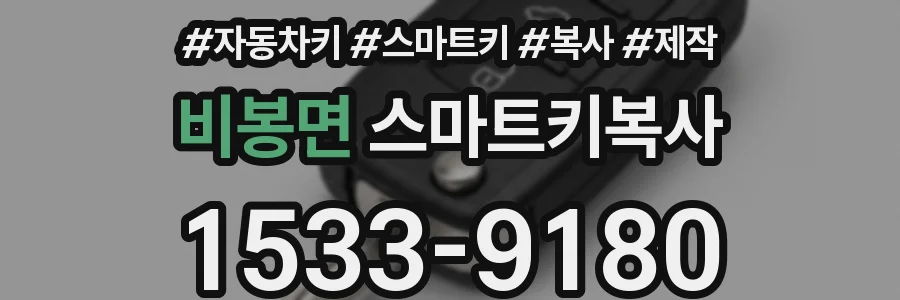 비봉면 스마트키복사