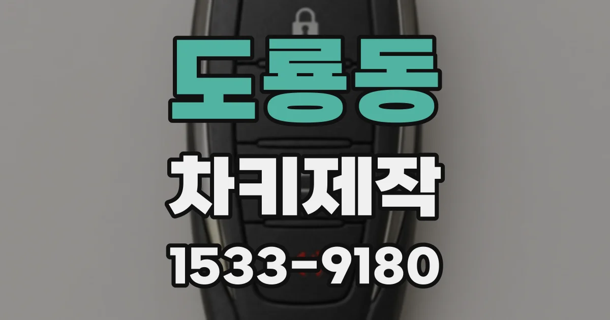 도룡동 차키제작