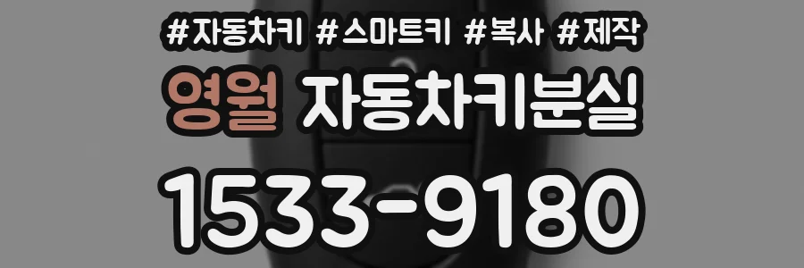 영월 자동차키분실