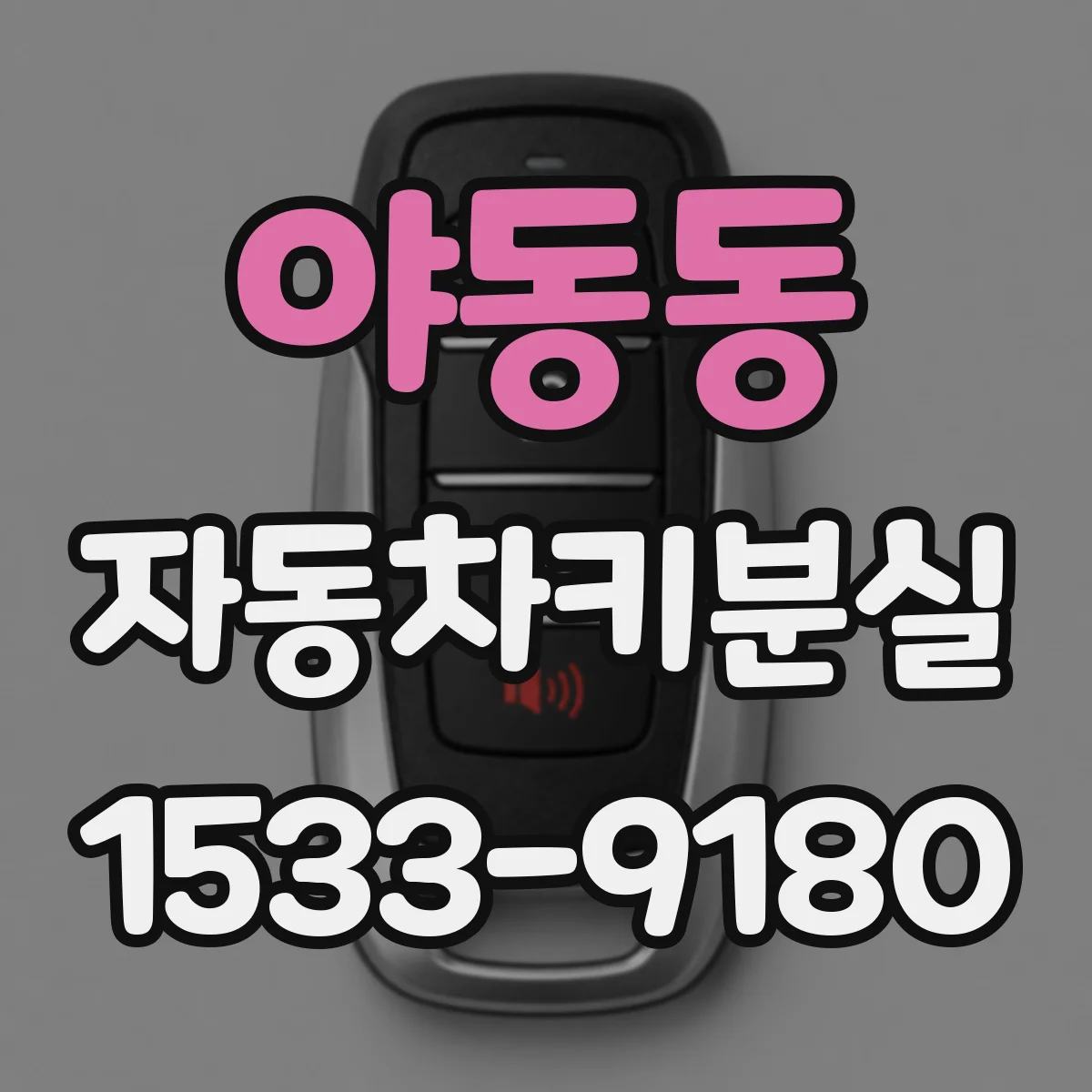 야동동 자동차키분실