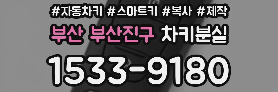 부산 부산진구 차키분실