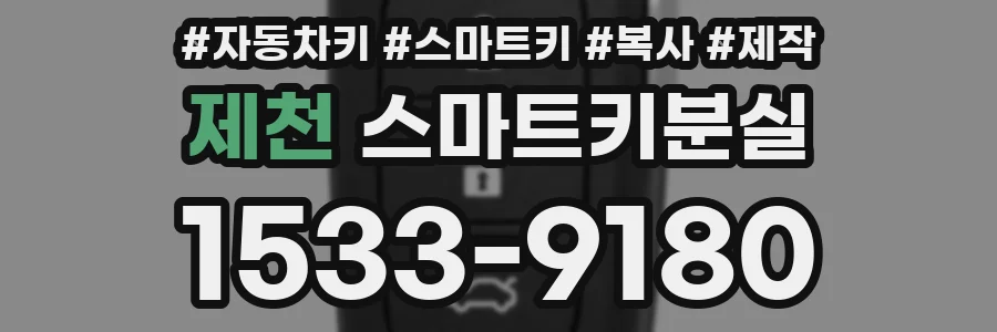 제천 스마트키분실