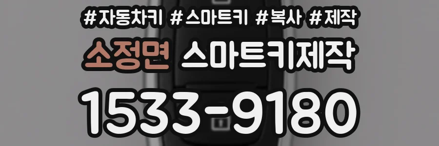 소정면 스마트키제작