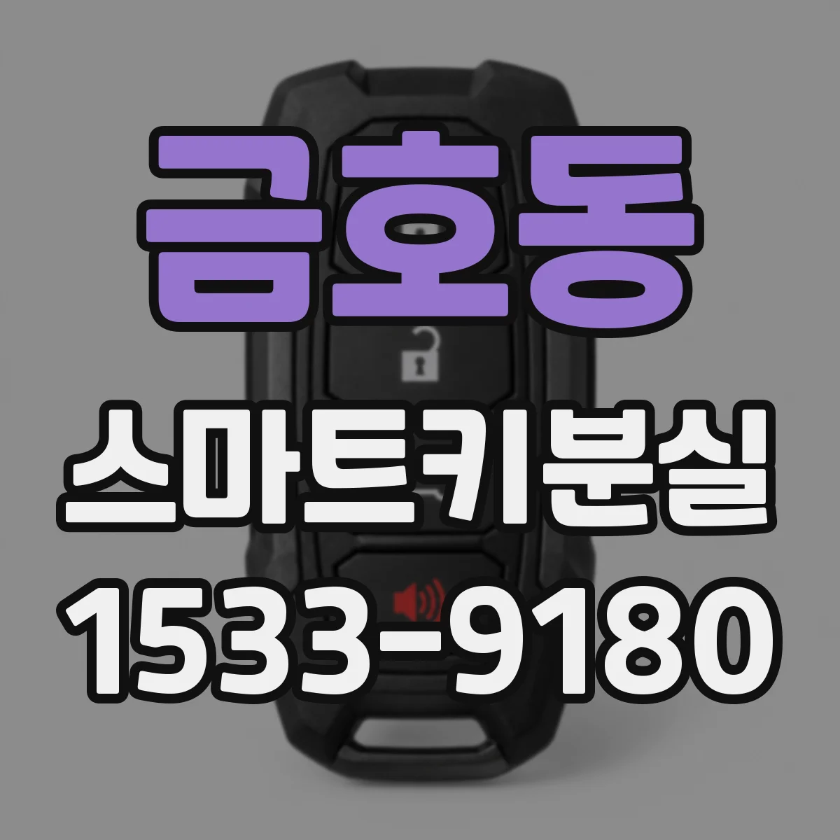 금호동 스마트키분실