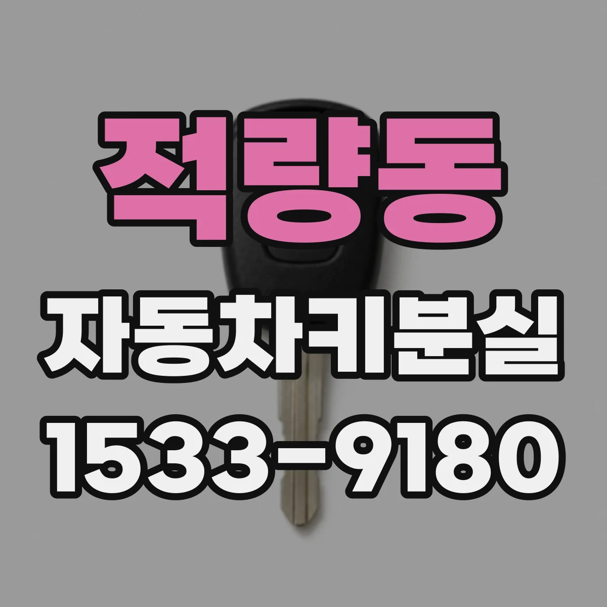 적량동 자동차키분실